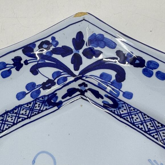 Vintage 70's TIFFANY & CO Ginori 1735 Blue Oriente Italiano Albus Serving Dish - Picture 5 of 5